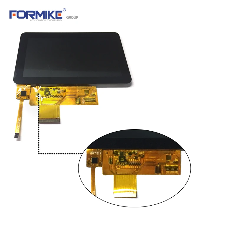 RGB 800x480 resolution 5 inch capacitive touch screen display