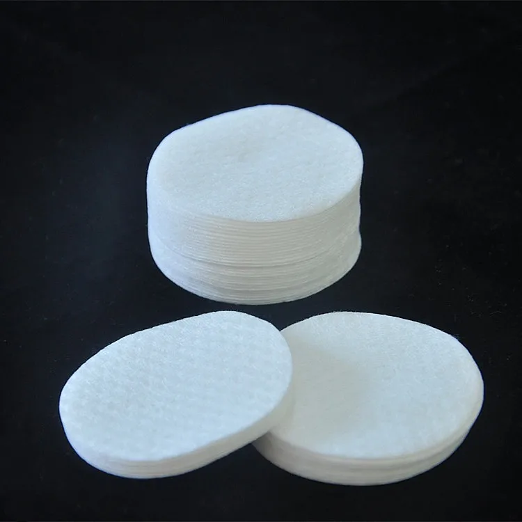 New Arrival Organic Size 5.5cm Round Cotton Pad 80gsm Facial Thin ...