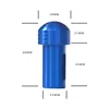 Blue aluminum head 1 pair (including spring)
