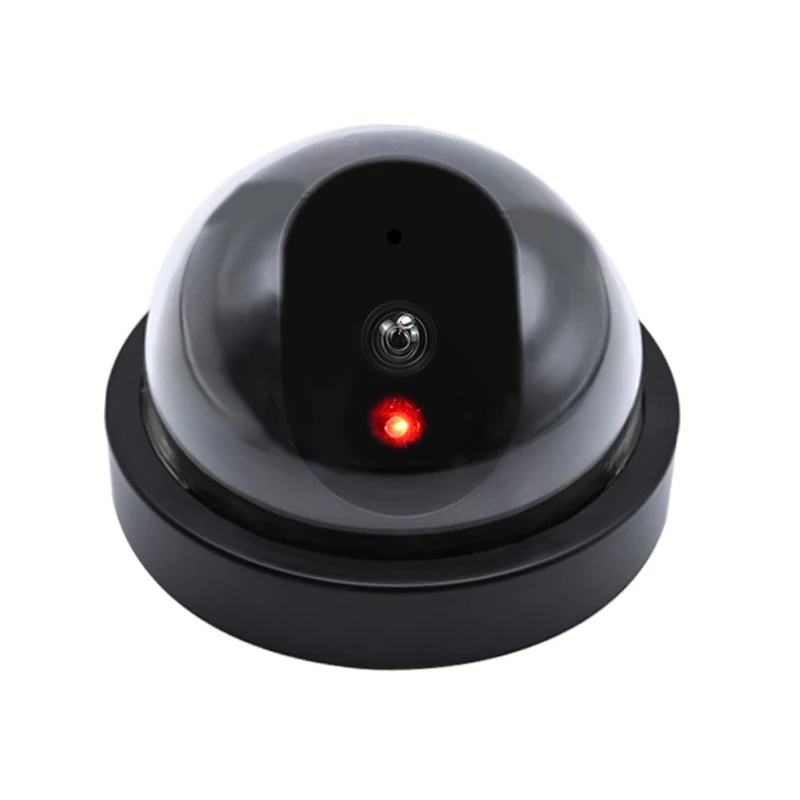 Customizable Dome Dummy CCTV Security Camera Indoor IR Infrared LED Blink Flashing Light Waterproof Simulation with CCD Sensor