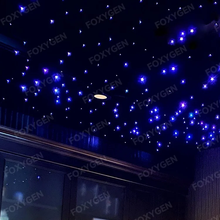 Led Fiber Optic Ceiling Decoration Materials Starlight Panels Kit 16W RGBW LED Fiber Optic for Ceiling Tiles Stretch Ceiling factory