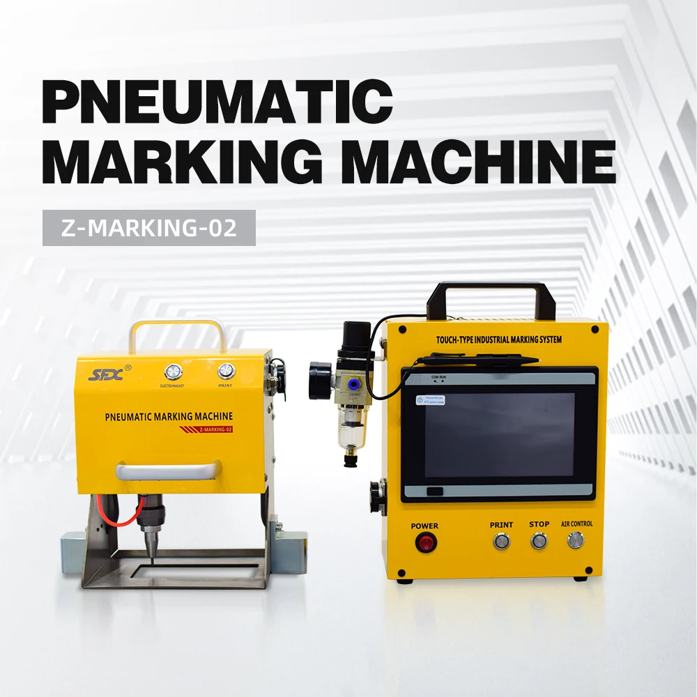 Portable Pneumatic Marking Machine Dot Peen Marking Machine Handheld Engraving Machine for Car Chassis Number Vin code marking m