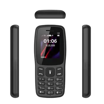 2022 Wireless Fm 1.7 Inch Big Battery Rugged Dual Sim Card Mobile Phones Basic Phone