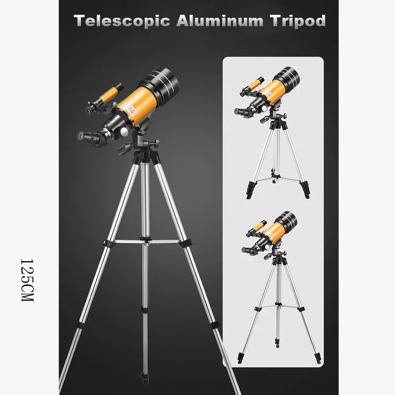 Professional Astronomical Telescope 70mm Eyepiece 150times Zoom Highpower Night Vision Deep