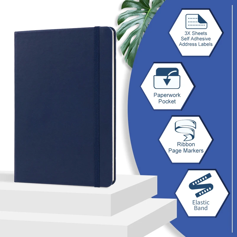 Wholesale A6 A5 School Notebooks Wirting Notebook With Pen Clip Elastic