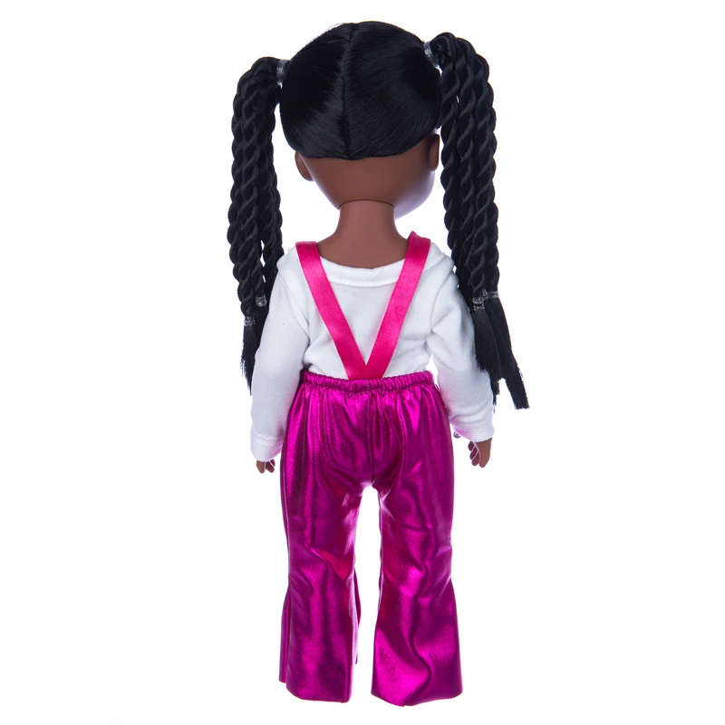 Silicone 14 Inch Summer African Reborn Baby Doll Waterproof Black Doll