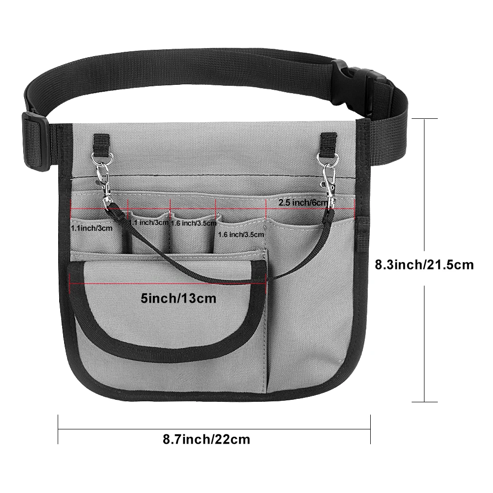 Polyester Medical Organizer Fanny Pack. Nursing Pouch Utility Belt. Nurse  Waist Bag