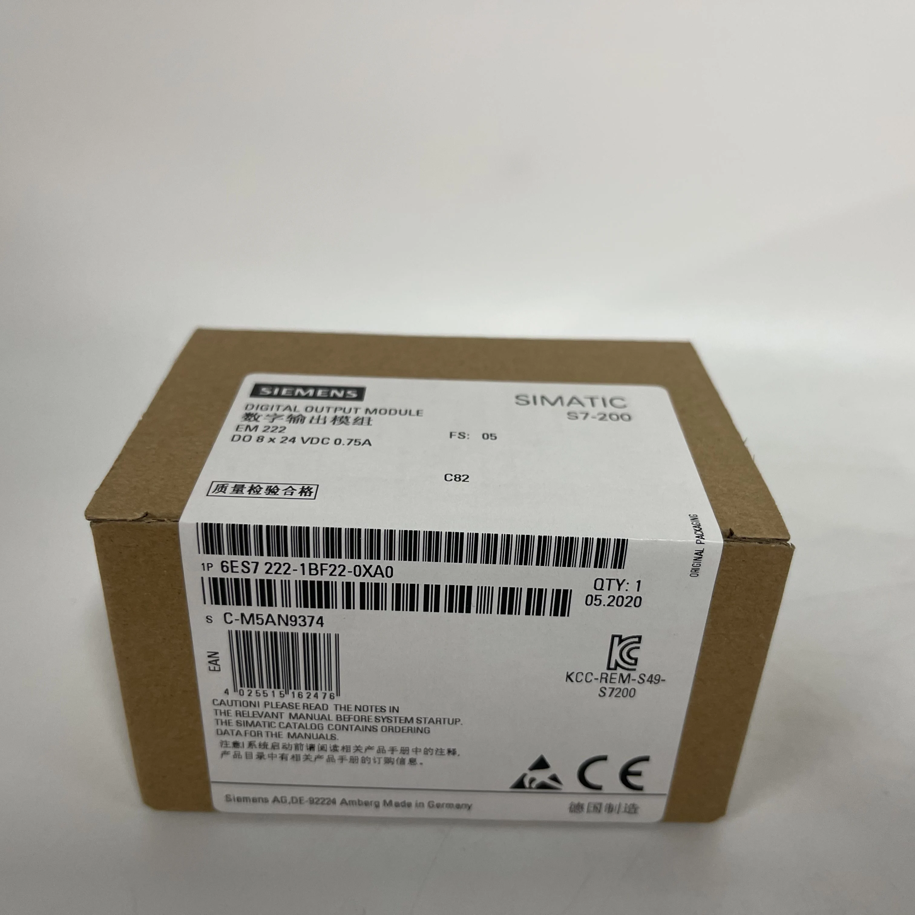 SIEMENS Digital Output Module 6ES7222-1BF22-0XA0 SIEMENS Digital Output Module 6ES7222-1BF22-0XA0