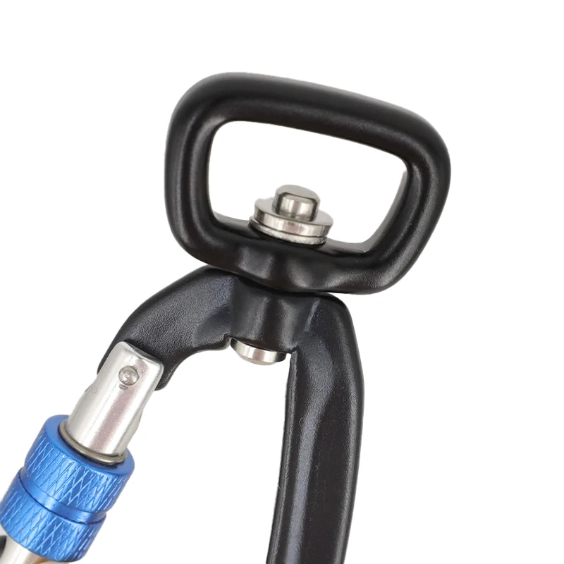 Mousqueton Pivotant, 8 Pièces 4 Tailles 360° Mousqueton Laisse Chien Mousqueton Porte Clés Clip à Ressort De Déclenchement Crochets Pour Animal Domestique Chaînes, Porte-Clé, Sac à Dos