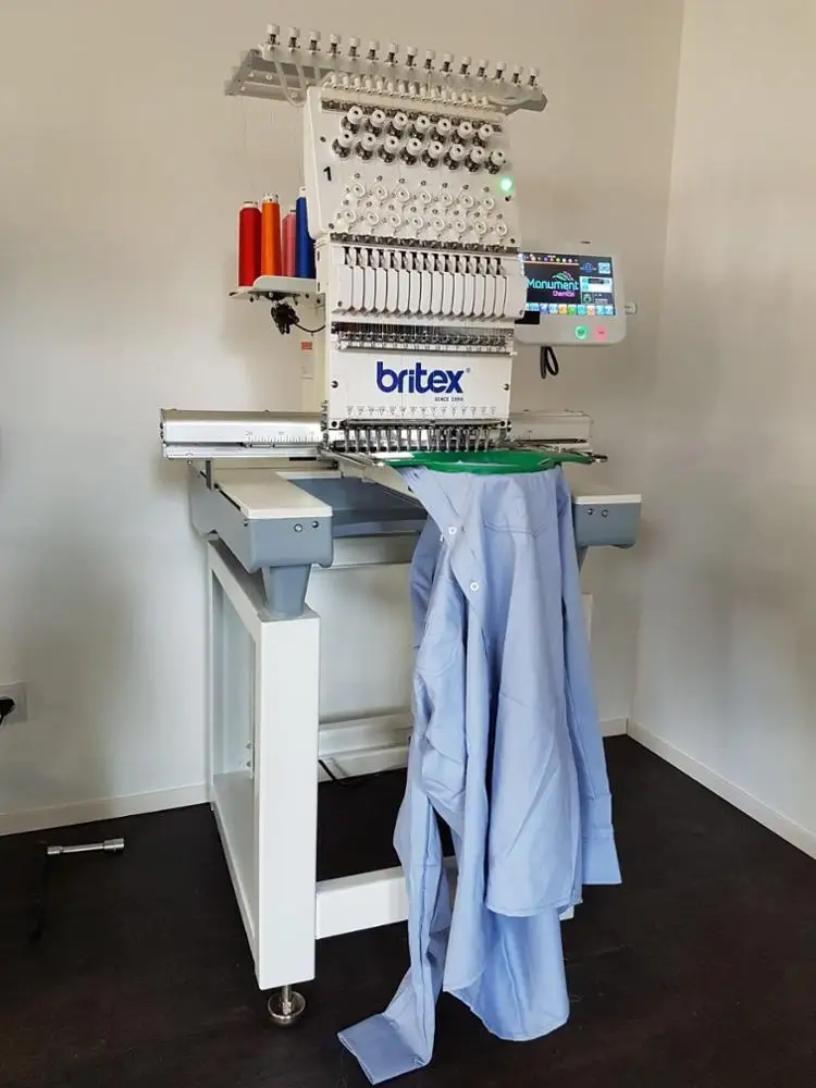 Britex BR-1201 コンピュータ制御 1頭12針刺繍機 新品 2年保証