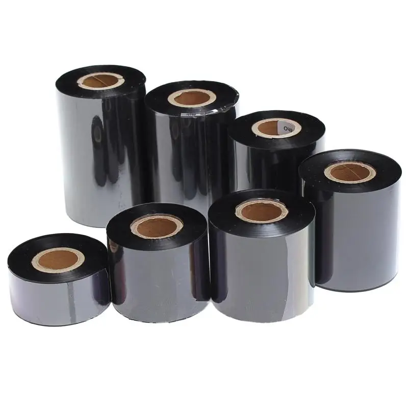 Совместимая термопереносная лента Super Wax Resin Near-edge 110x300 110x450 Лента для принтера штрих-кодов