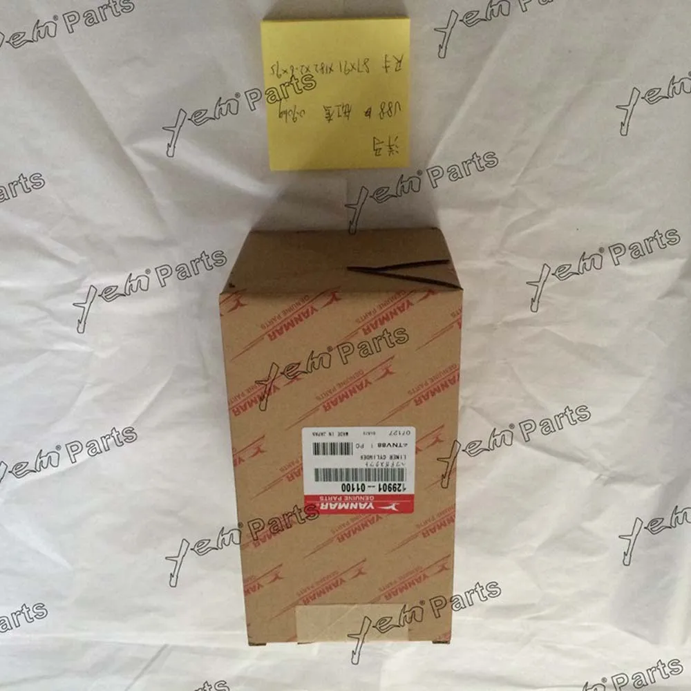 4TNV88 Cylinder Sleeve 129904-01100 for Yanmar Engine Rebuild Kit 6