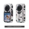 Insta360 X6-6-ลายตารางสีชมพู แมวการ์ตูน