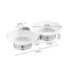 Glitter double soap dish-SS304