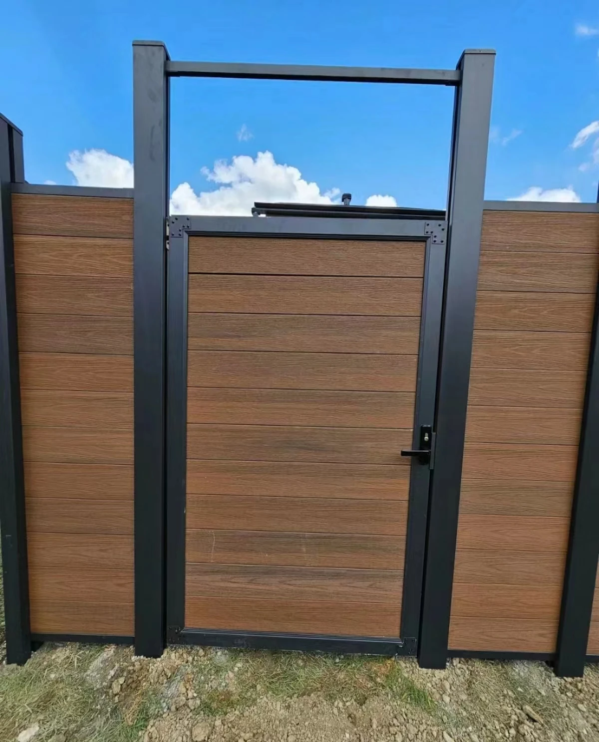 Outdoor  PVC WPC Composite Panel  Fence Wall Panel  Exterior Wall Decor ,wpc Wall Panel,