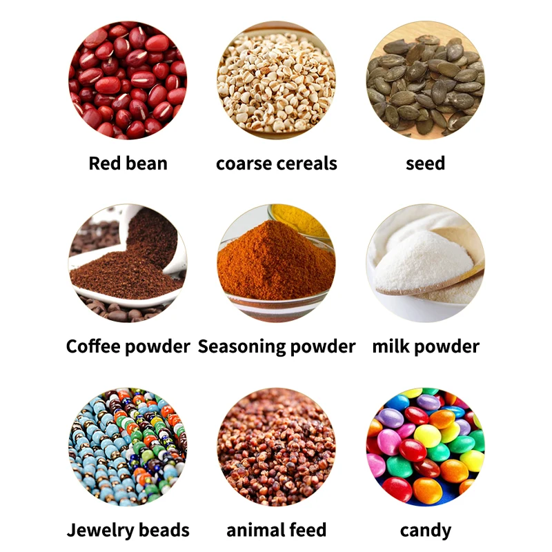 Multi-Application Coffee Powder Machine Food Cigarettes Tea Biscuits Back Seal Foil Wrapping Gluing Embossing Focused Weigher