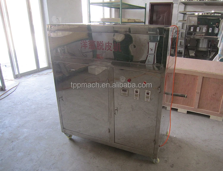 Automatic green onion skin peeler industry sale onion peeling machine