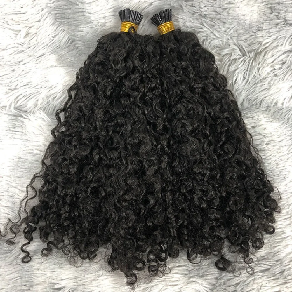 Extensii de păr Sassy Creț cu vârf I, păr uman brazilian_voghion.com