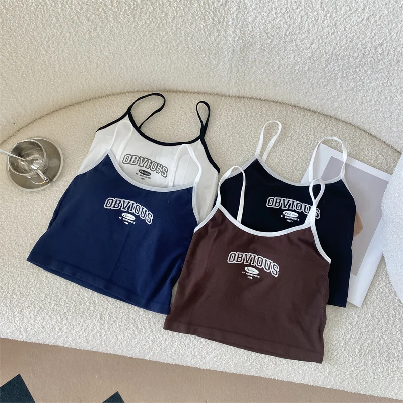Chest Wrapped Crop Top U Back Padded Tube Top Vest Bra Wireless Camisole With Chest Wrap Women Seamless V Neck Tube Top