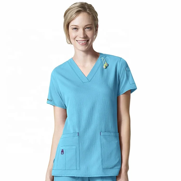 Made in Myanmar OEM Service Elegant Women Scrubs