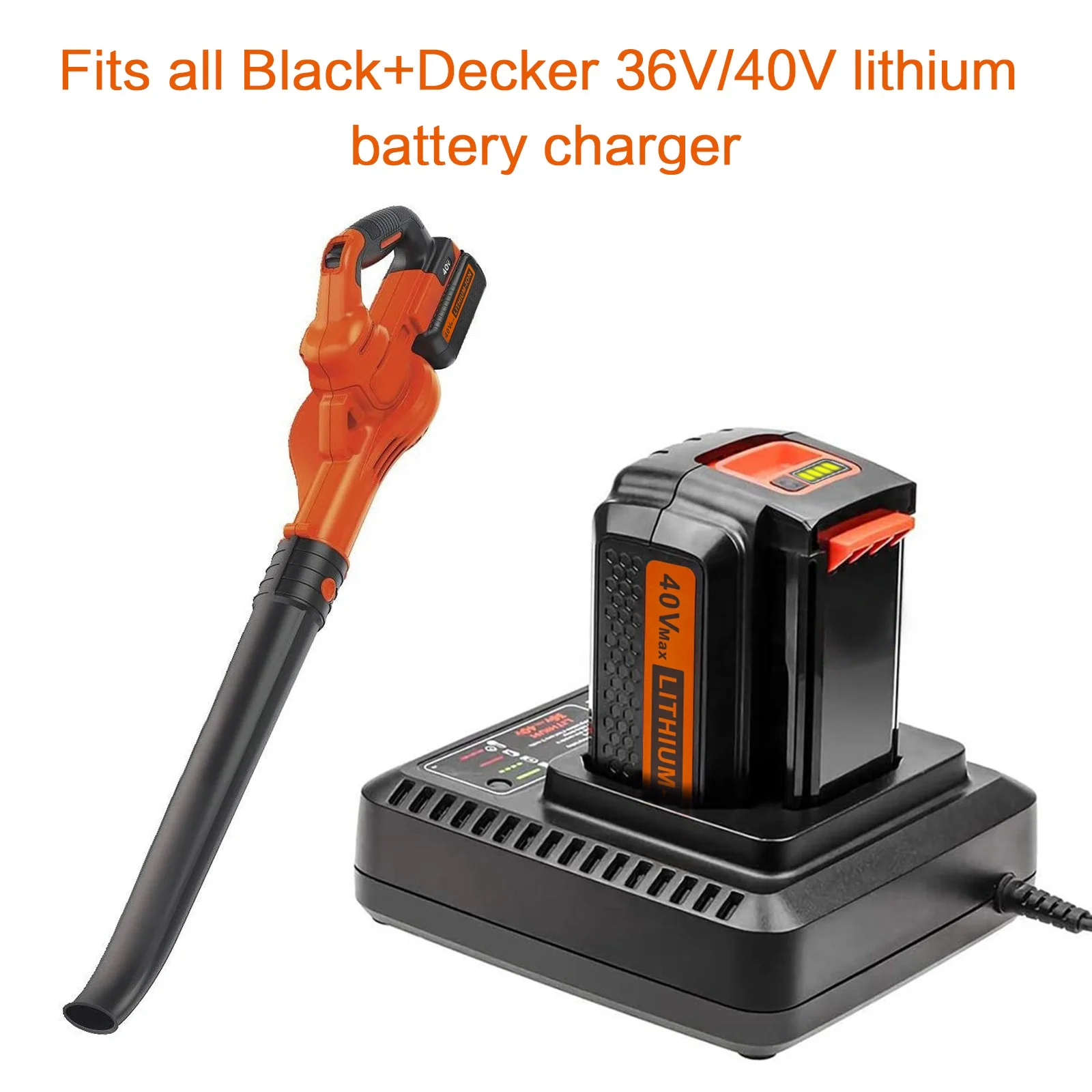 For Black & Decker 36v/40V 3000mAh Li-ion Rechargeable Power Tool