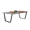 A 2400mm rock slab long table