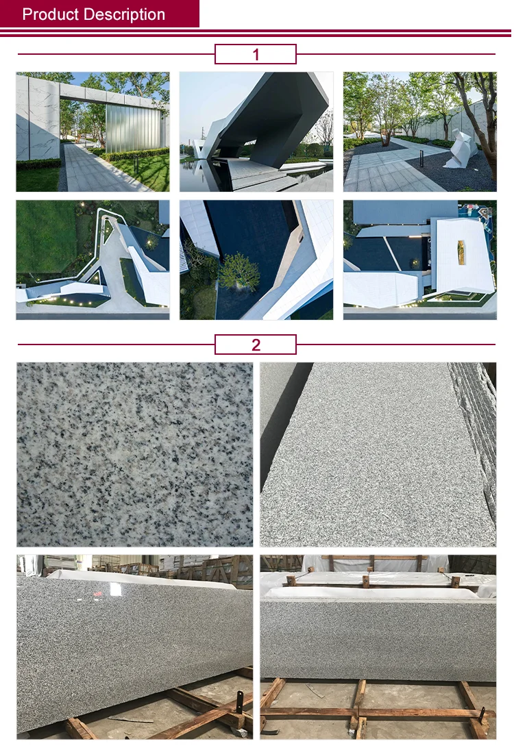 Outdoor Park Square Ground Uses Granite High Quality luxury G603 Granite Polished Surface Treatment Granite
