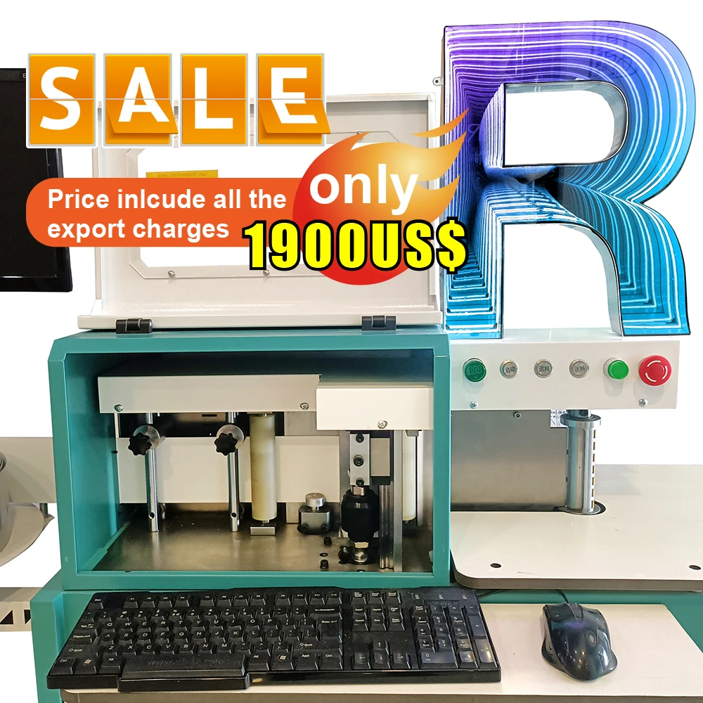 Channel Letter Automatic Bending Machine for Outdoor Sign Board 110V-240V Aluminum 3d Letters Channel Bender
