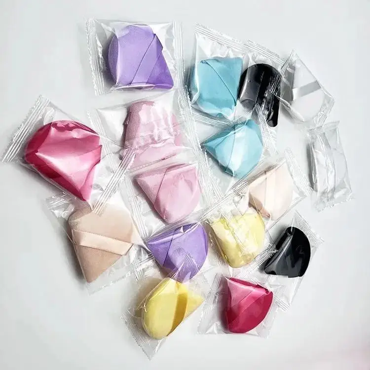 Soft Cheap Triangular Cushion Powder Puff Hot Cheek Cosmetics Tool Beauty Facial Blender Wet Dry Triangle Cotton Makeup Sponge