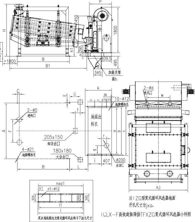 Factory Outlet Tqlx Series Highefficiency Rotary Vibrating Screen Raw