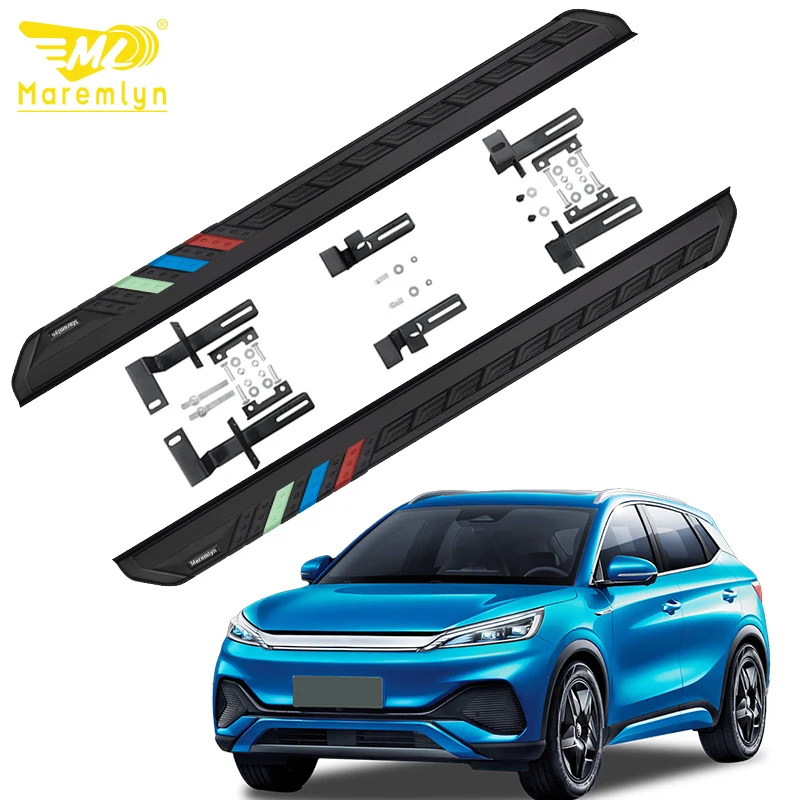 High Quality Universal Step Board Nerf Bar Car Exterior Accessories Running Borads Side Step For BYD Yuan Plus ATTO 3 Accessory