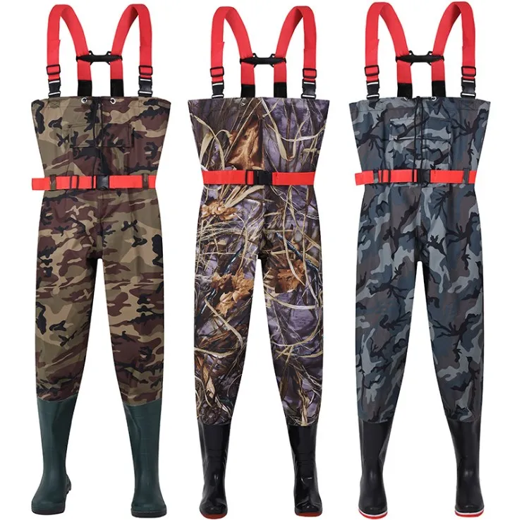 图片[1]-Fishing Waders PVC Waterproof - jinjiaraincoats-jinjiaraincoats