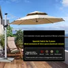 17-Alu 3.5m R with marble base-10cm pole