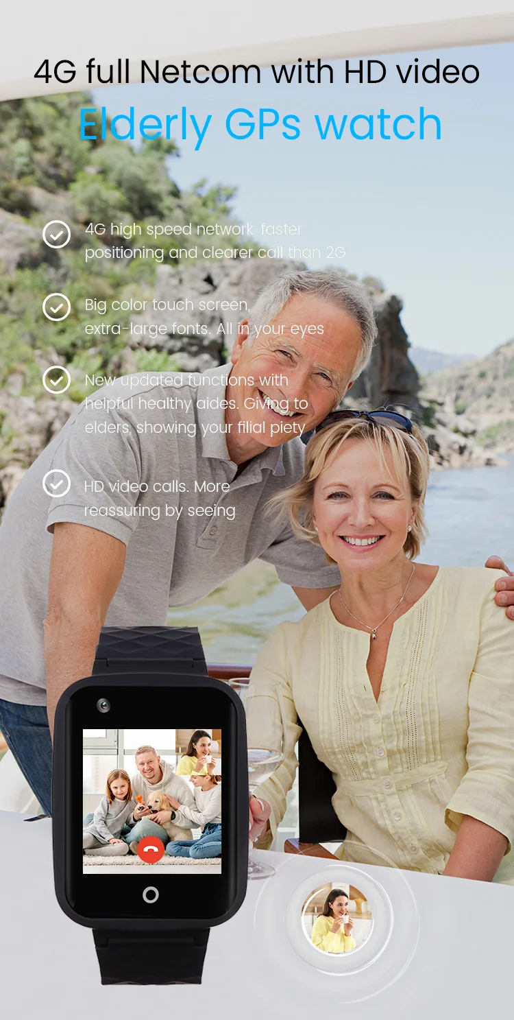 Adultos Mayores Reloj Con Gps Y Telefono Reloj Localizador GPS