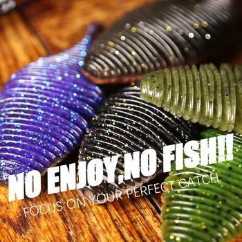 LURE FISHING High-Gravity Biomimetic Stainless Steel Threaded Shrimp Artificial Soft Bait 75mm/100mm 2,4 Pieces – Soft Lure – view 2