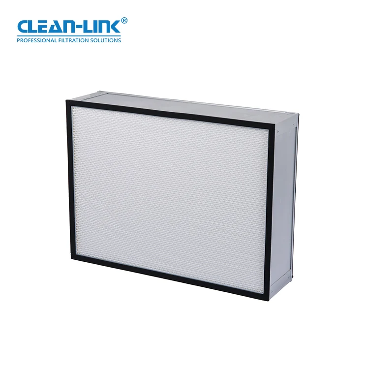 AHU System Custom 99.99% 0.3 Micron H13 H14 HEPA Filter 18'' X 24'' X 6'' for Cleanroom