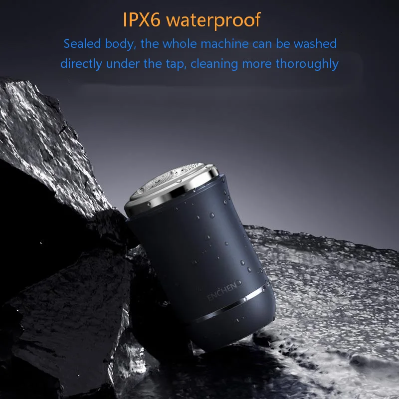 Enchen Razor ES1 IPX6 Waterproof Wet Spherical mesh flexible fit, easy to carry