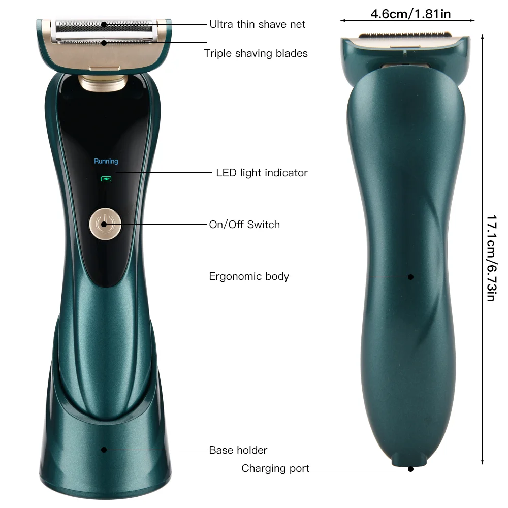 Stevig Plenaire sessie getuige 3 In 1 Professional Waterproof Usb Rechargeable Electric Hair Removal Epilator  Lady Shaver For Women - Buy Body Shaving,3 In 1 Lady Shaver,Lady Shaver  Product on Alibaba.com