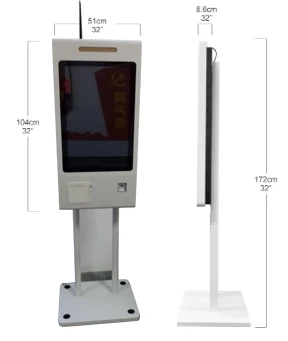 26ms Food Ordering Self Service Kiosk Terminal For Restaurant