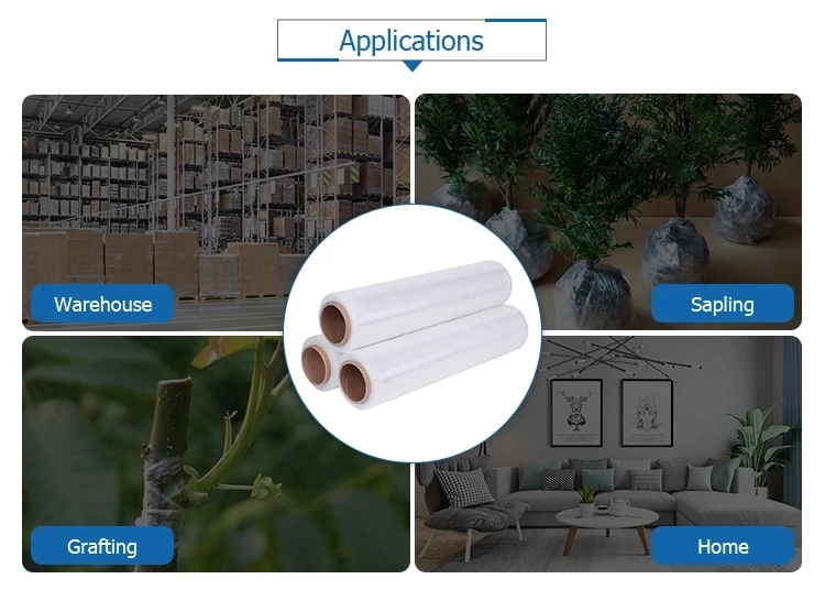 Factory Price Cast Lldpe Shrink Wrap Transparent Pallet Stretch Film