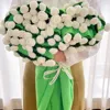 white rose (green blanket)