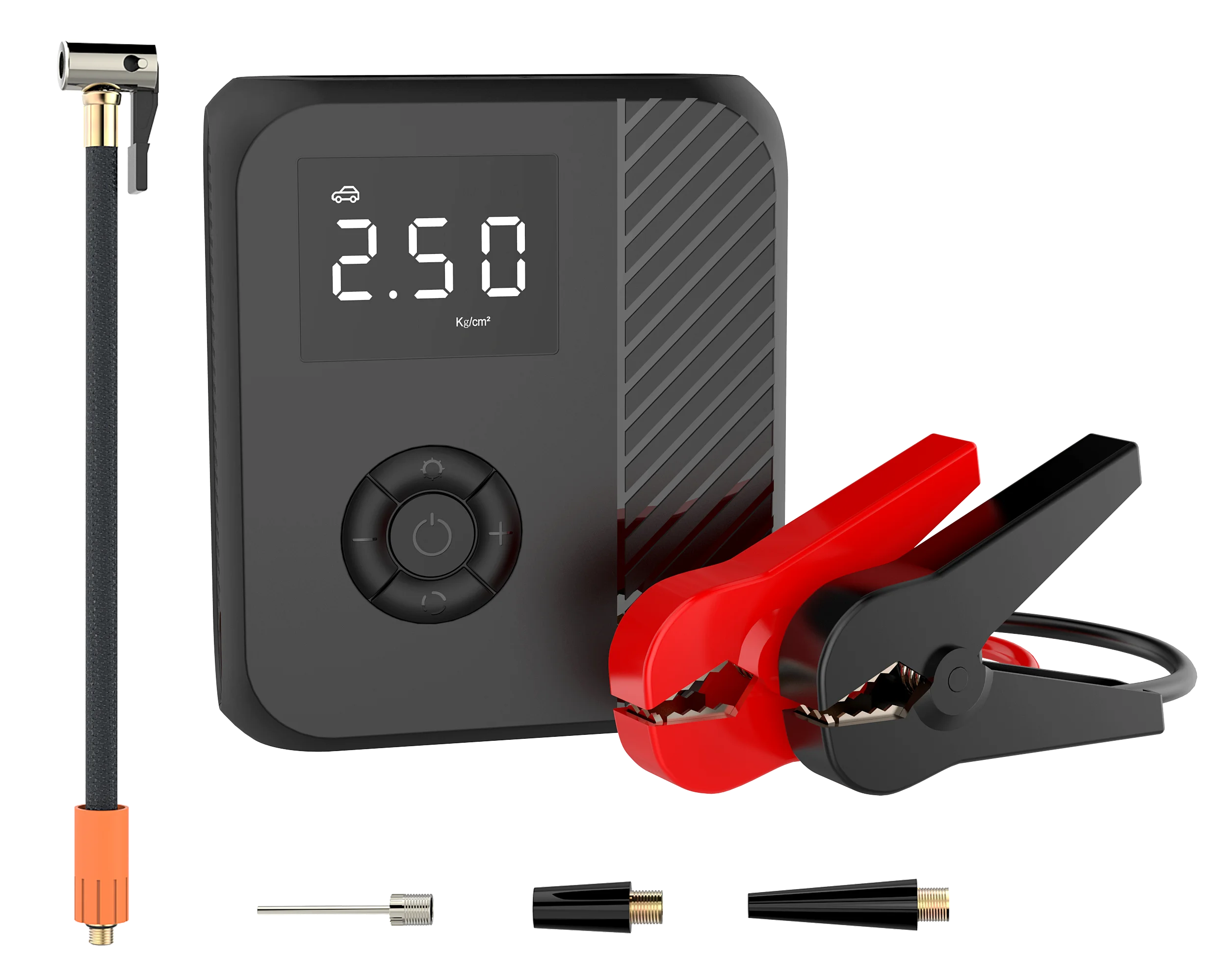2022 New Portable Jump Starter with air Pump air Pump for Car Bike Ball  Tire Inflator