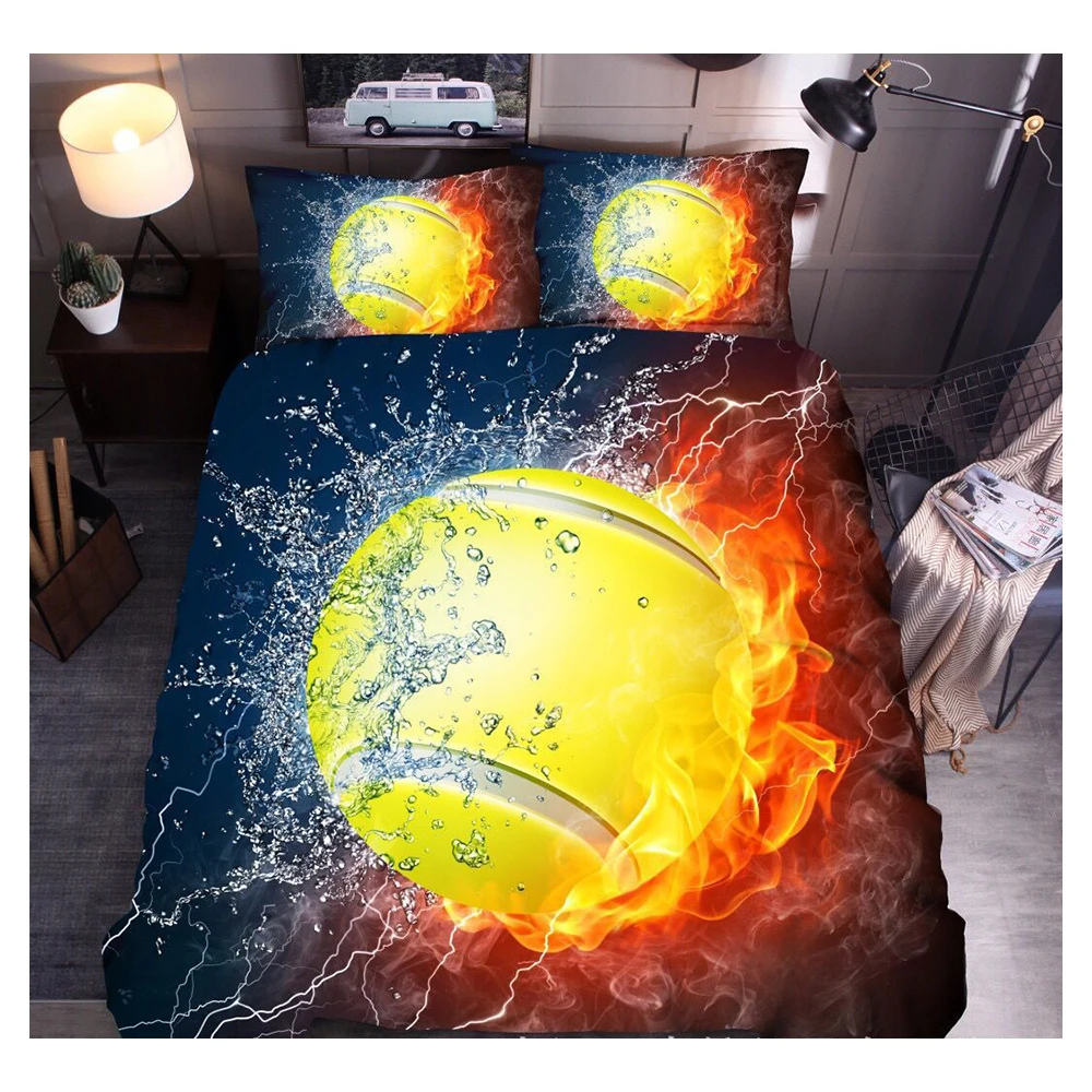 Basketball Bedding Boys King Size Bedding OEM Premium 3-Piece Twin