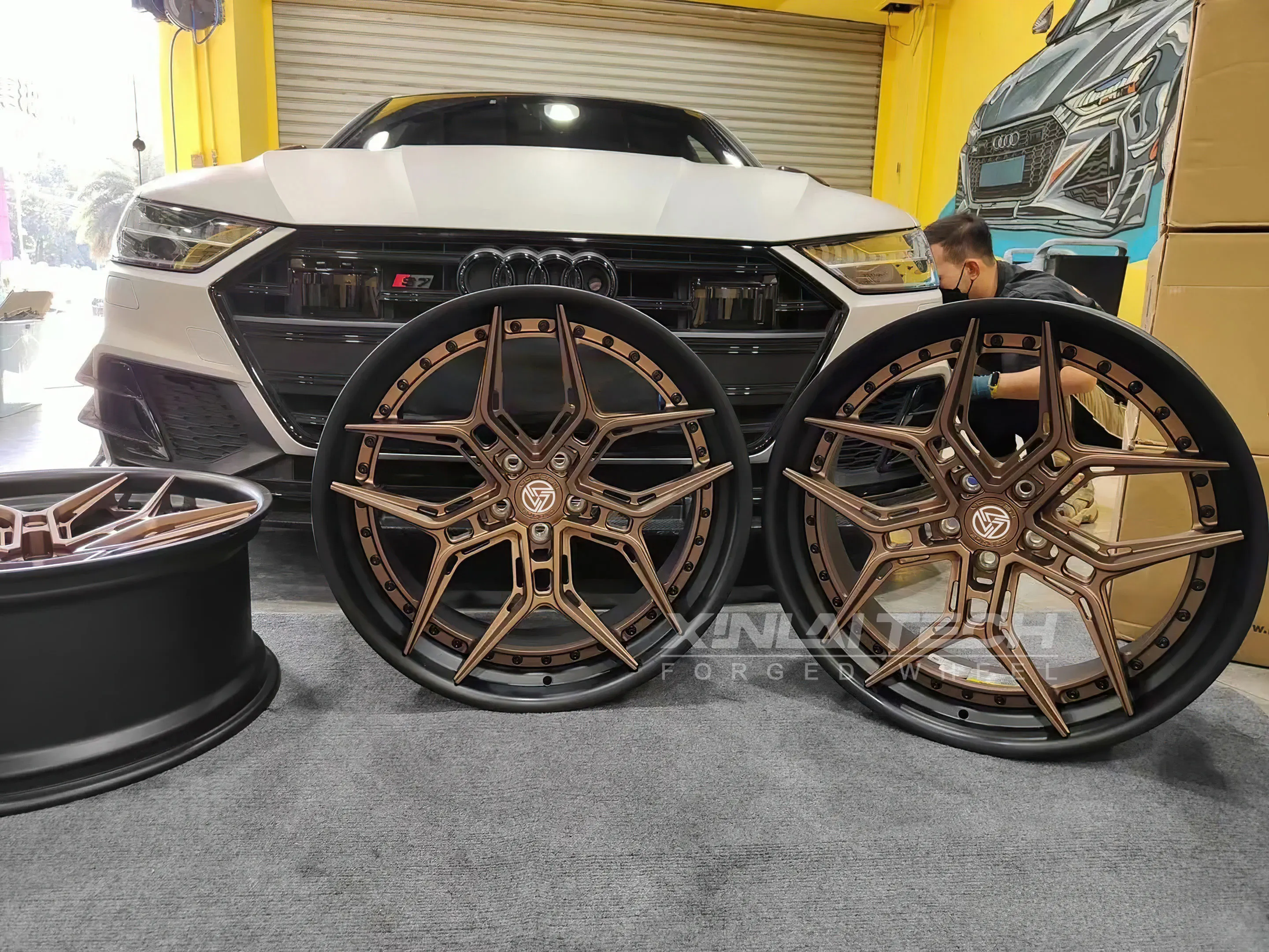 XL 2 Piece Forged Wheels 18 19 20 21 22 Inch 5x114.3 5x120 for Nissan 350Z 370Z Toyota Supra GR Ford Mustang Lexus RC F Rims - Image 6
