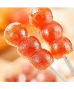 High-quality Dried Hawthorn Lollipop Candies Sweet Natural Fruit Flavor Low Fat  Wholesale Bulk Hawthorn Sugar