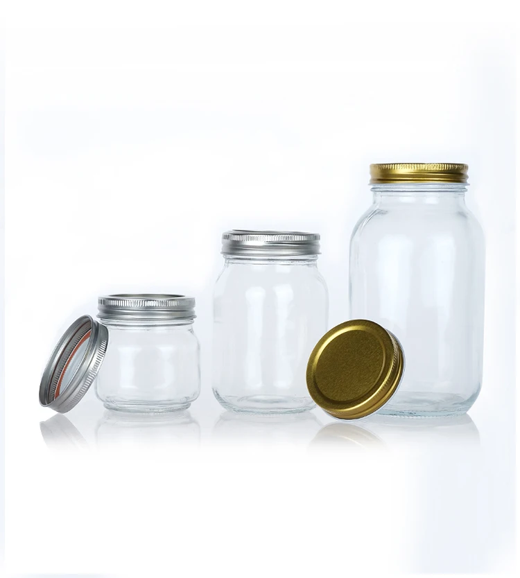 750ml Canned Cucumber Glass Jar and Airtight Glass Jars With Tinplate Lid