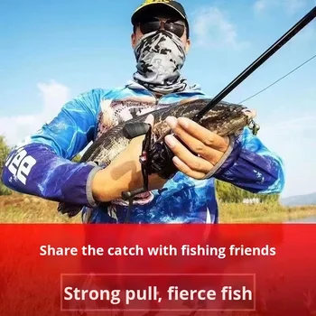 Authentic Carbon Medium Action Carp Lure Rod for Ocean Rock Fishing Long Casting Stainless Steel Guides – Rod – view 5