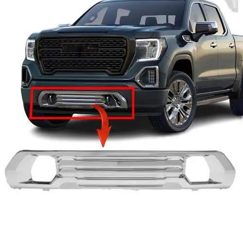 car Chrome front Lower Bumper Filler plate grille for GMC Sierra 1500 2019 2020 2021 accessories body kit parts oem 84633827