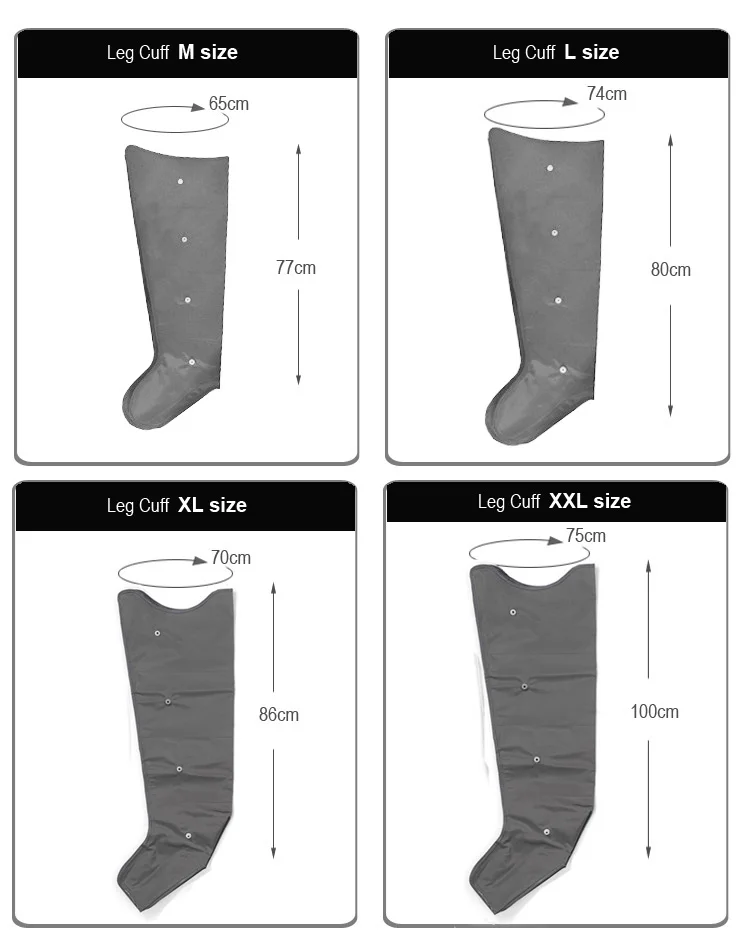 4 chamber leg massage boots lymph drainage device-64