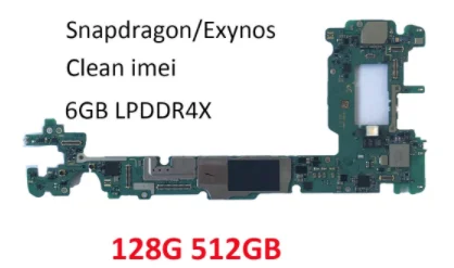 Original Unlocked Main Motherboard for samsung Note N960N N960F/DS N960F  N960U1 N960U Unlocked Clean IMEI MainBoard